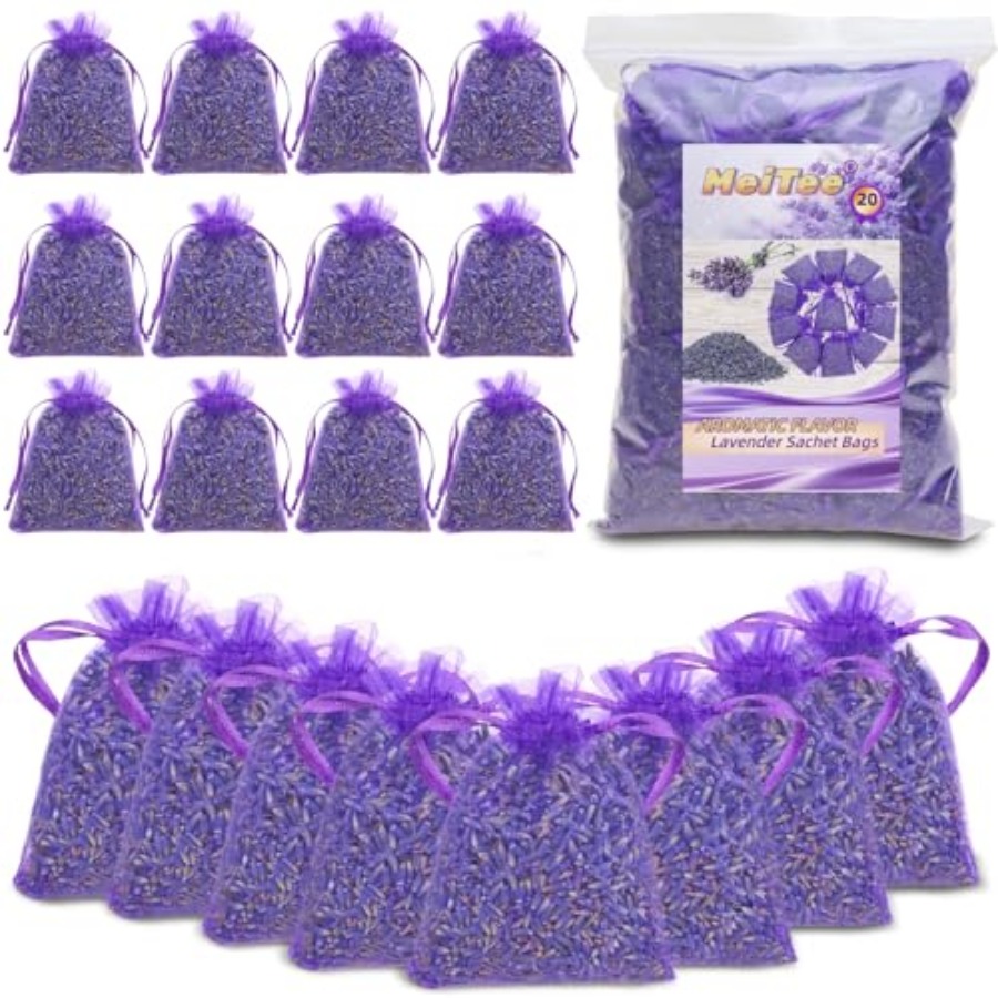 Home Fragrance French - 20 Pack Lavender Sachet Bags -