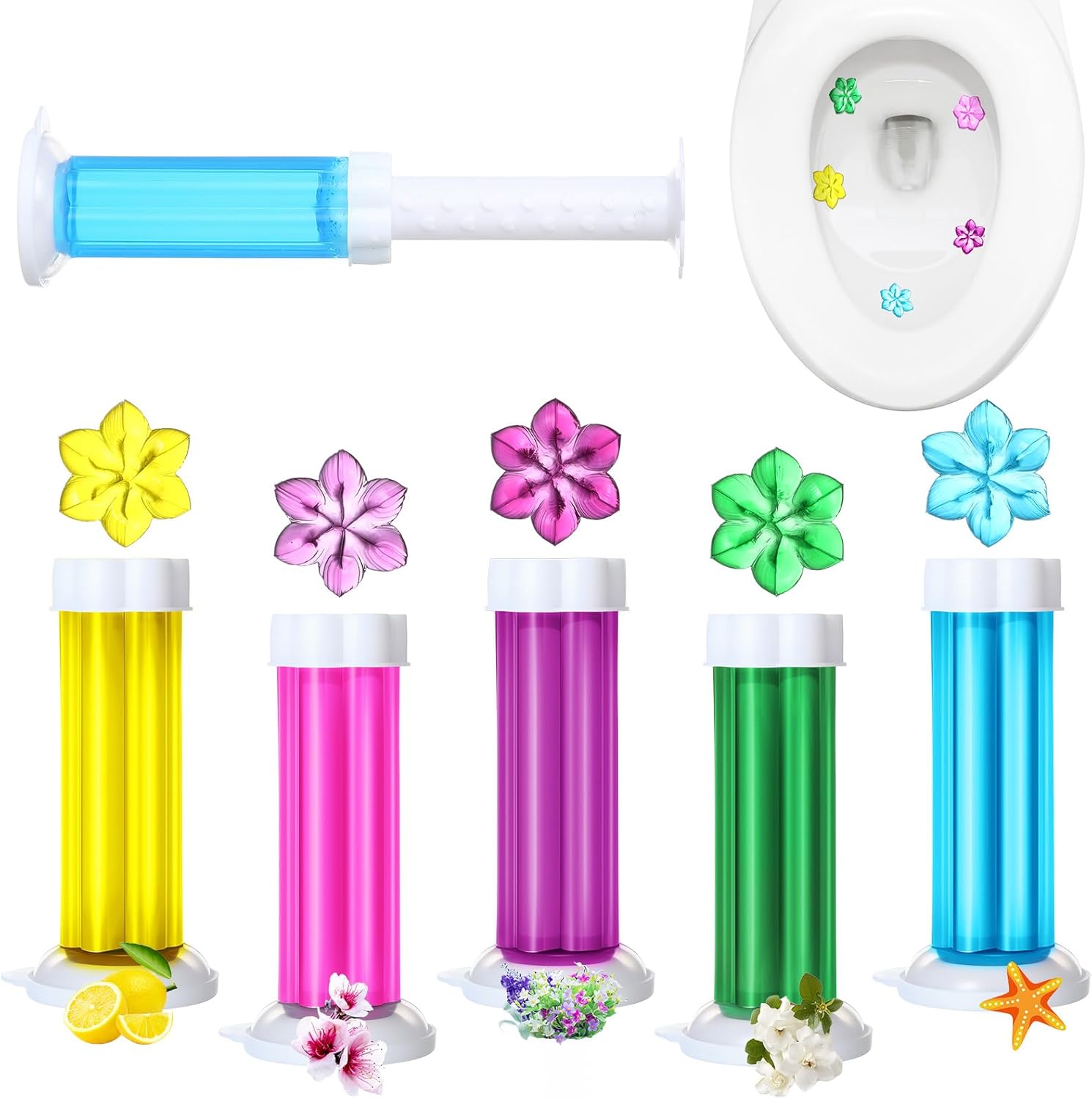 Flower Shaped Toilet Cleaner G - đánh giá và giá Gel Air Freshener