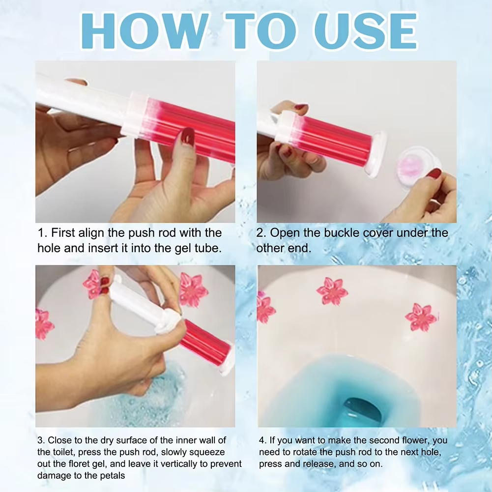 Flower Shaped Toilet Cleaner G - đánh giá và giá Gel Air Freshener