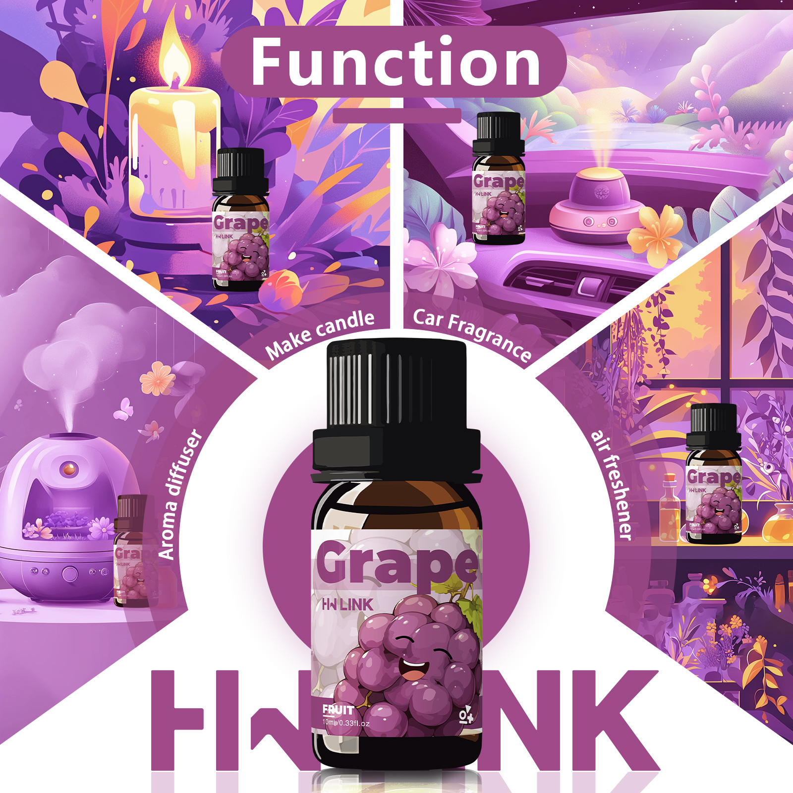 Grape Essential Oil 10ml  Grap - đánh giá và giá Fragrance In Home