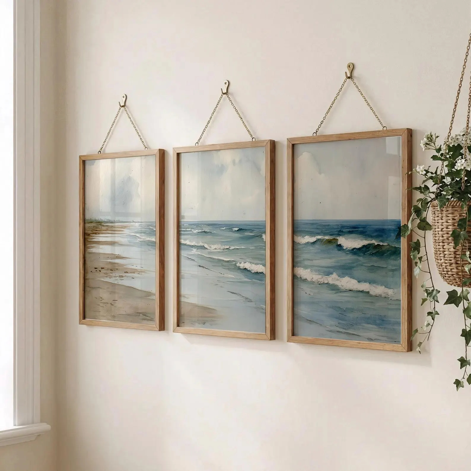 Watercolor Neutral Beach Canva - đánh giá và giá Home Fragrance Ocean Breeze