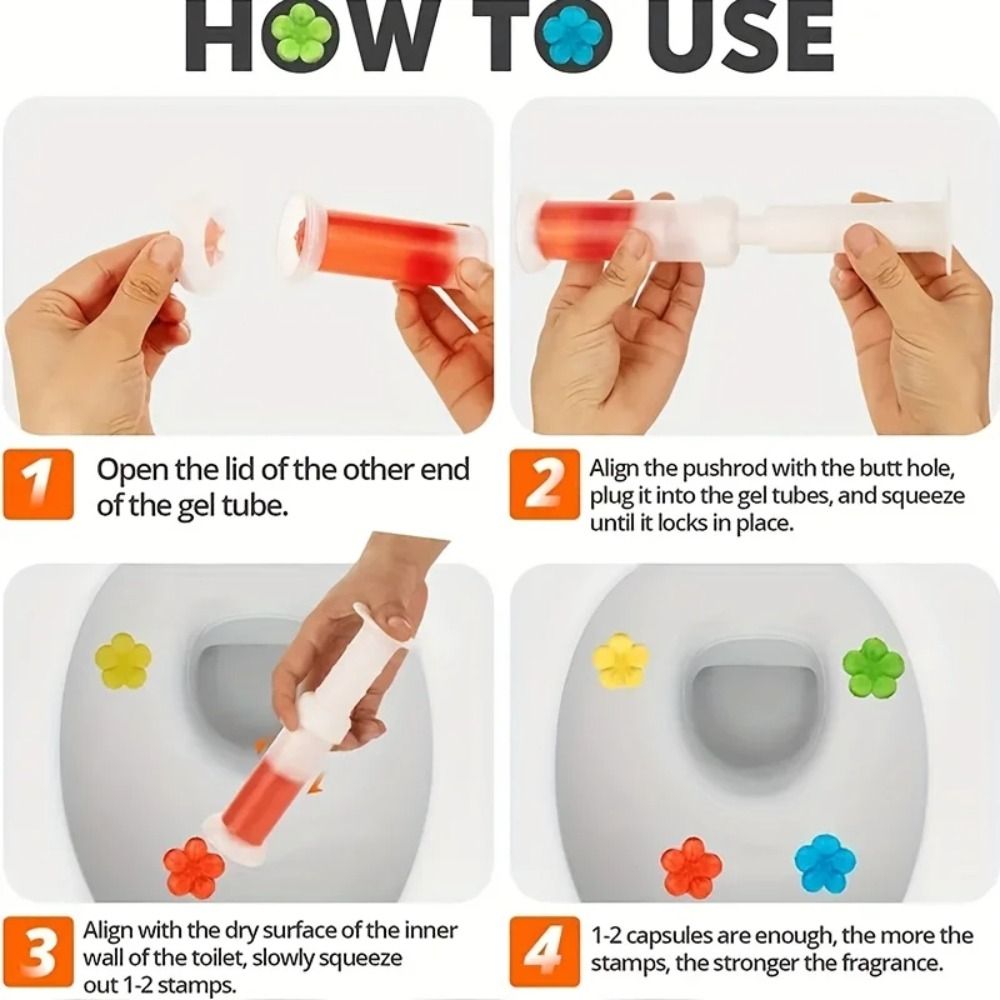 2024 Aroma Flower Toilet Clean - đánh giá và giá Gel Air Freshener