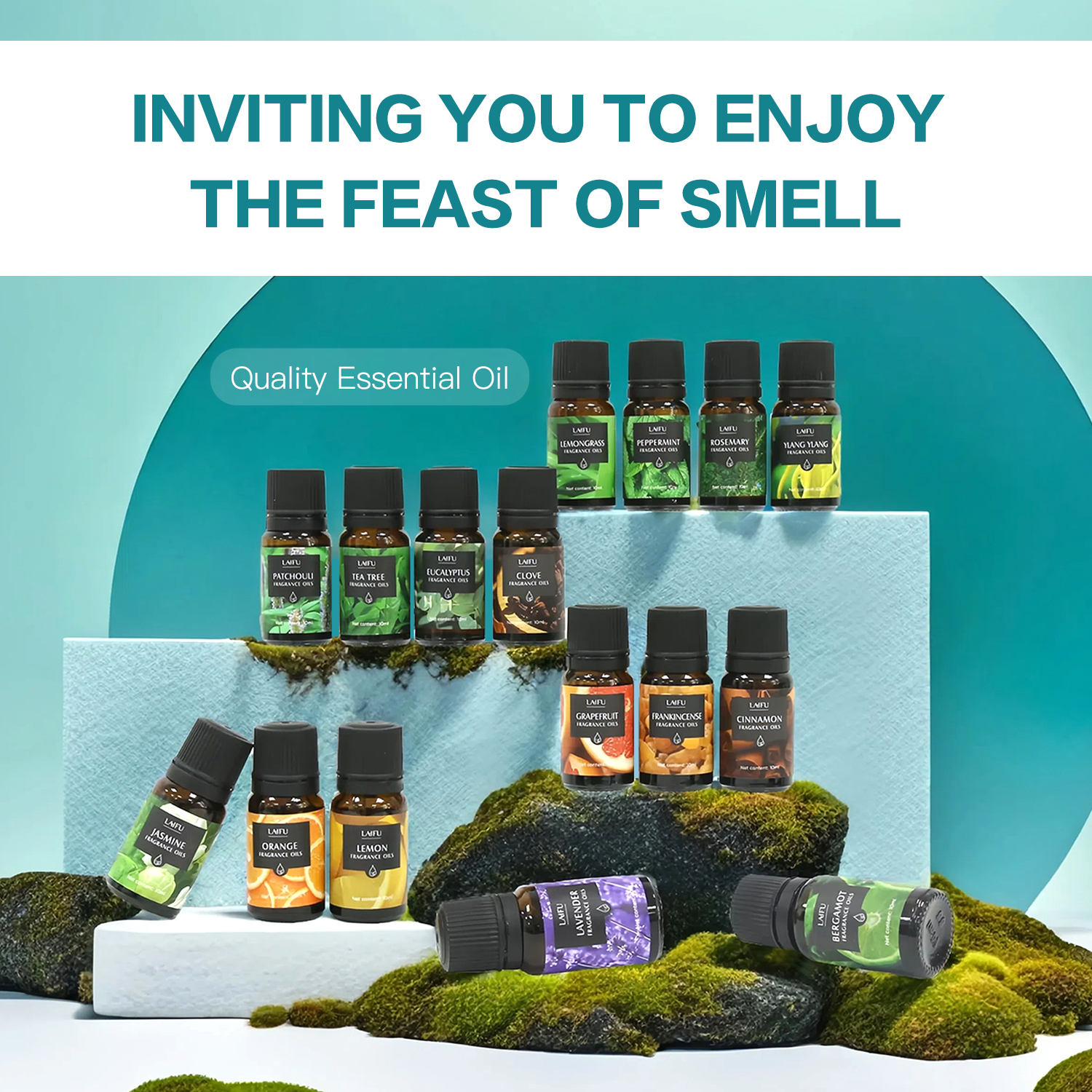 16x10ml Essential Oils Set for - đánh giá và giá Home Fragrance Brand