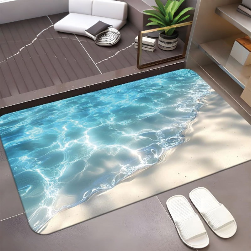 Blue Ocean Wave Pattern Bath M - đánh giá và giá Home Fragrance Ocean Breeze