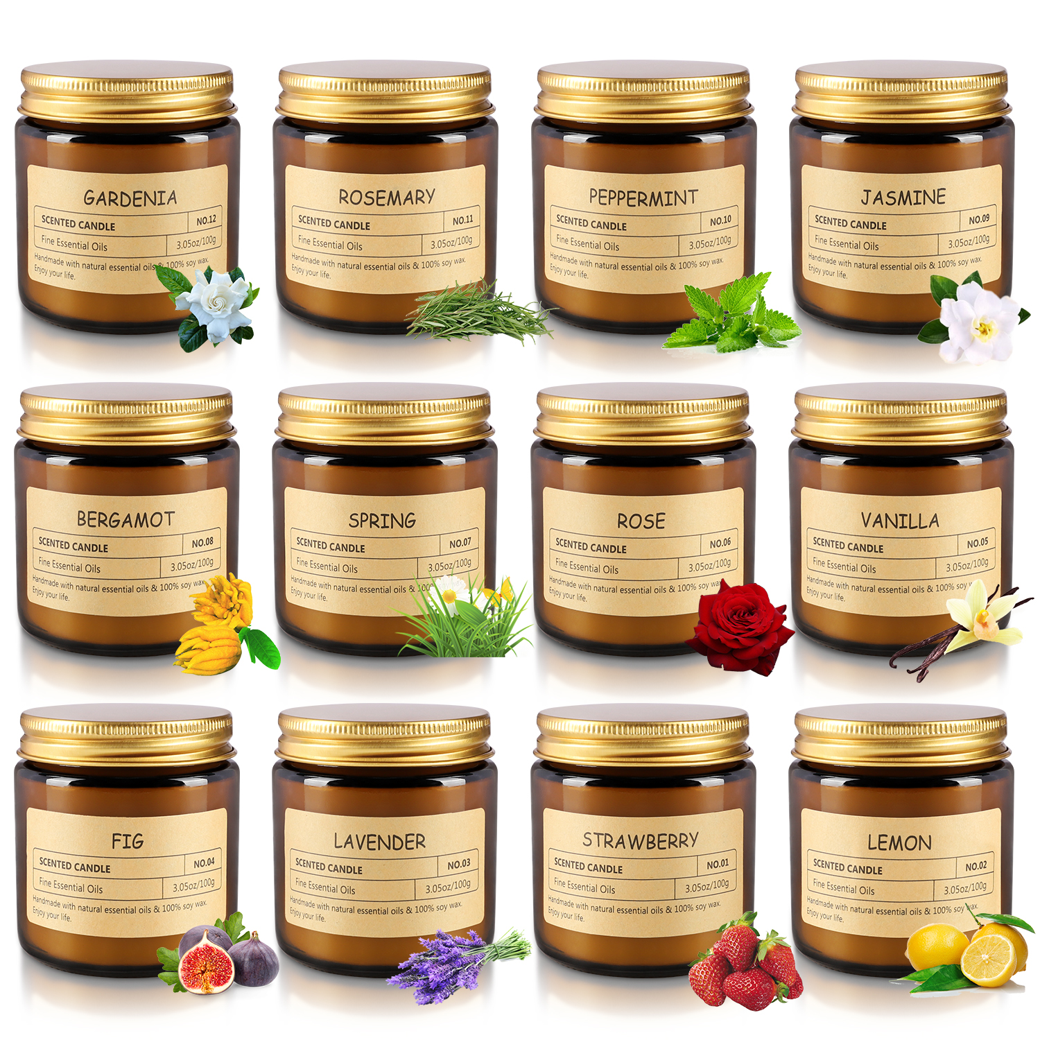 12 sachet scented candles with - đánh giá và giá Fragrance In Home